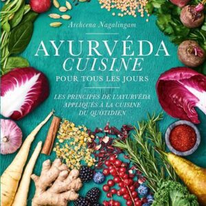 Apprenez à cuisiner selon les principes de l’Ayurveda grâce à ce guide clair et accessible. Découvrez plus de 80 recettes végétales, des conseils simples et des explications pratiques pour équilibrer votre alimentation et renforcer votre bien-être. Adoptez une cuisine ayurvédique adaptée à votre rythme de vie, pour prévenir les déséquilibres et retrouver vitalité et harmonie au quotidien.