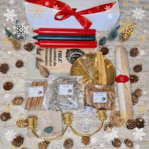 Fiole sphère à souhaits utilisée pour un rituel de manifestation au Solstice.