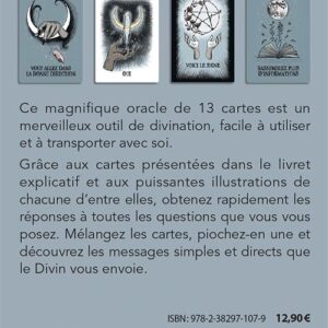 Ensemble de cartes illustrées du Petit Oracle de la Boule de Cristal.