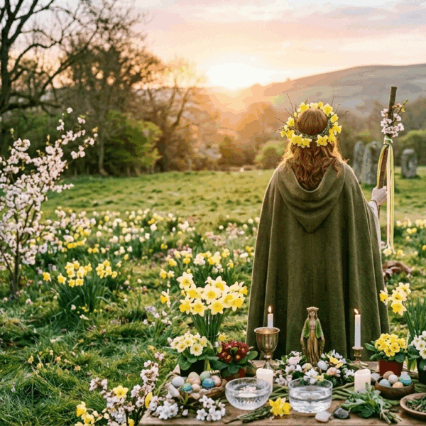 Ostara : le Sabbat du Printemps et ses Rituels Païens Ostara est un sabbat païen célébré à l’équinoxe de printemps, marquant le moment où le jour et la nuit sont égaux. Cette fête symbolise le renouveau, la fertilité et la croissance, et fait partie des traditions païennes Ostara. Elle est également connue sous le nom de sabbat d’Ostara, moment privilégié pour honorer la nature et ses cycles.